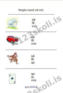 Forskoðunarmynd fyrir Orð og mynd
