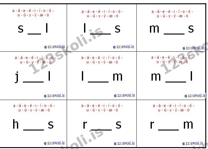 Forskoðunarmynd fyrir Stafsetning – Týndur stafur í orði