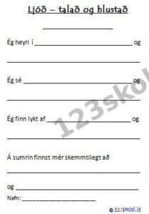 Forskoðunarmynd fyrir Ljóð – ÉG
