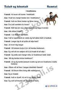Forskoðunarmynd fyrir Leikþáttur –  Í hesthúsi