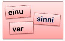 Forskoðunarmynd fyrir Algeng orð 7