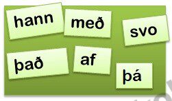 Forskoðunarmynd fyrir Algeng orð 6