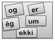 Forskoðunarmynd fyrir Algeng orð 8