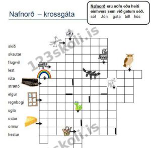 Forskoðunarmynd fyrir Nafnorð