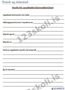 Forskoðunarmynd fyrir Uppáhalds bíómyndin mín er …