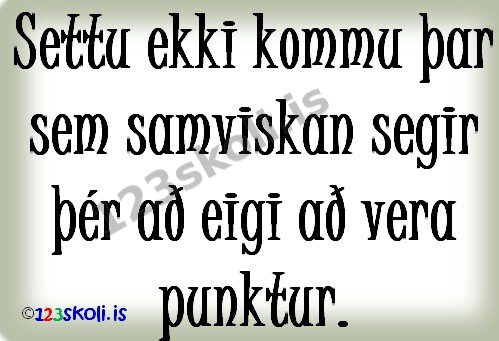 Forskoðunarmynd fyrir Samviskan