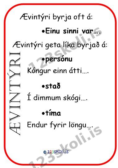 Forskoðunarmynd fyrir Amboð fyrir ævintýri