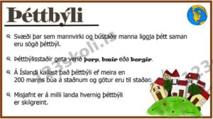 Forskoðunarmynd fyrir Amboð – Þéttbýli og strjálbýli