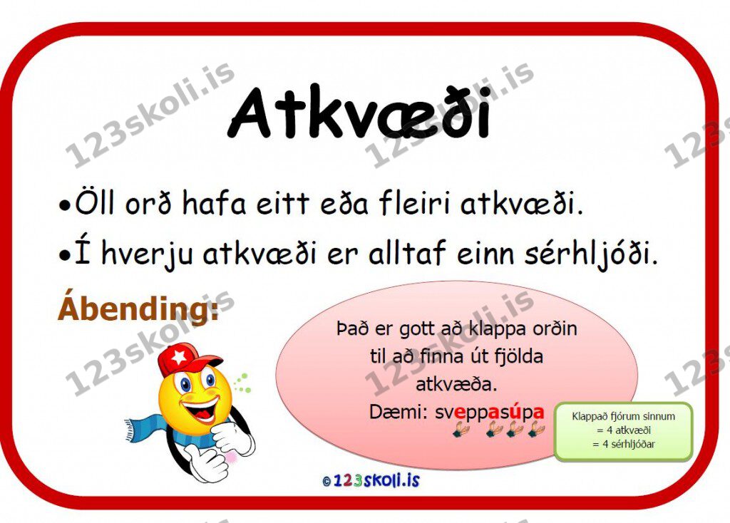 Forskoðunarmynd fyrir Atkvæði