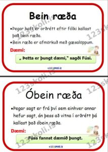 Forskoðunarmynd fyrir Bein og óbein ræða