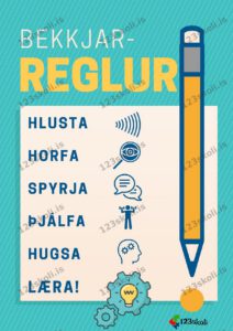 Forskoðunarmynd fyrir Bekkjarreglur – Með og án texta