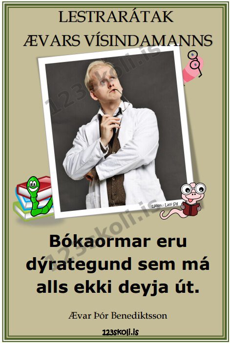 Forskoðunarmynd fyrir Bókaormar eru dýrategund …