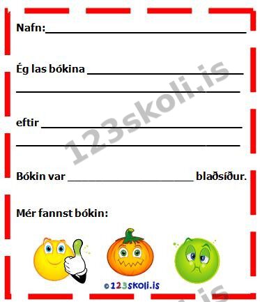 Forskoðunarmynd fyrir Bókaskráning – Litlir miðar