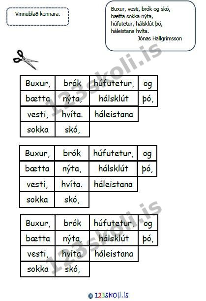 Forskoðunarmynd fyrir Buxur, vesti, brók og skó