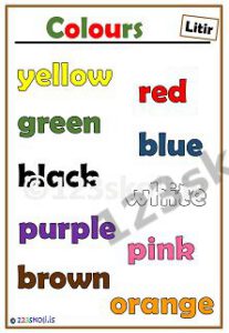 Forskoðunarmynd fyrir Colours – one sheet