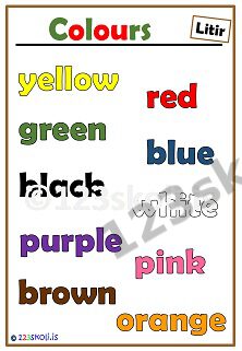 Forskoðunarmynd fyrir Colours – one sheet