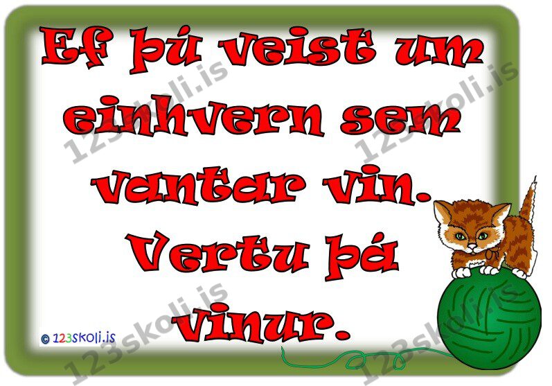 Forskoðunarmynd fyrir Ef þú veist um einhvern sem vantar vin, vertu þá vinur