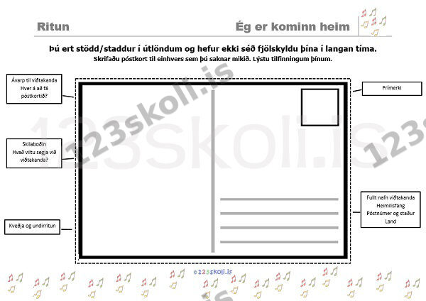 Forskoðunarmynd fyrir Ég er kominn heim – Ritun