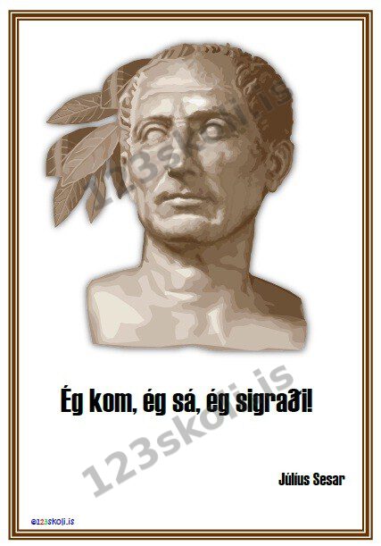 Forskoðunarmynd fyrir Ég kom … – Júlíus Sesar