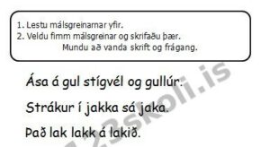 Forskoðunarmynd fyrir Einfaldur eða tvöfaldur samhljóði – ritunarverkefni