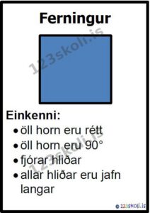Forskoðunarmynd fyrir Ferhyrningar