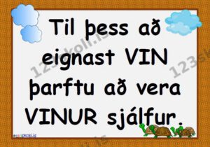 Forskoðunarmynd fyrir Gagnkvæm vinátta
