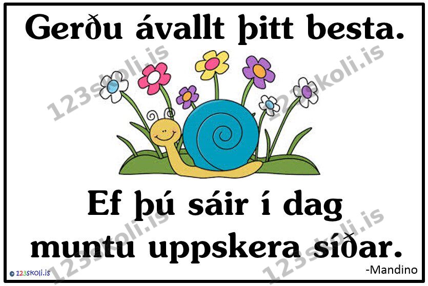 Forskoðunarmynd fyrir Gerðu ávallt þitt besta . . .