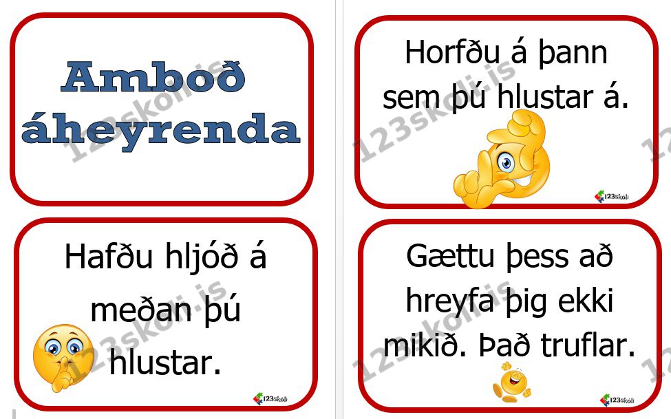 Forskoðunarmynd fyrir Góður áheyrandi – Amboð