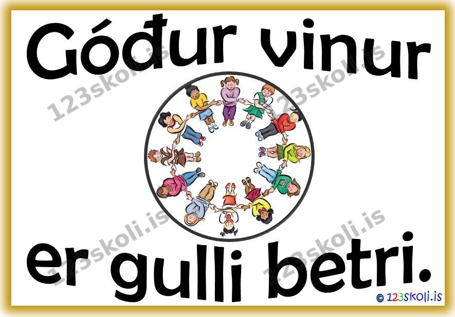 Forskoðunarmynd fyrir Góður vinur er gulli betri