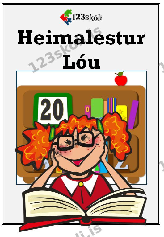Forskoðunarmynd fyrir Heimalestur Lóu 20