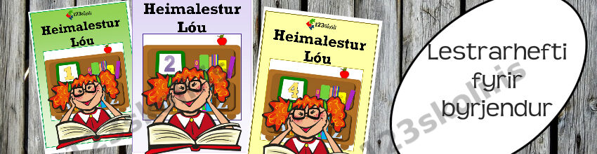 Forskoðunarmynd fyrir ALLAR BÆKURNAR  –  Heimalestur Lóu  1 – 20