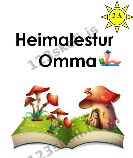 Forskoðunarmynd fyrir Heimalestur Omma 2  ABDEF