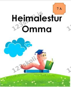 Forskoðunarmynd fyrir Heimalestur Omma 7    ABDE