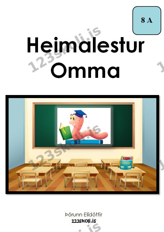 Forskoðunarmynd fyrir Heimalestur Omma 8 – ABDEFG