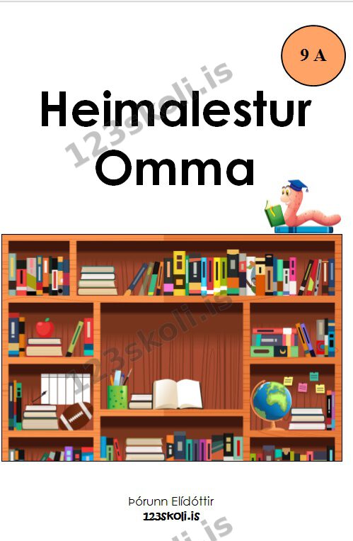 Forskoðunarmynd fyrir Heimalestur Omma 9  – ABDEF