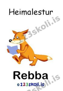 Forskoðunarmynd fyrir Heimalestur Rebba – bók 2