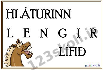 Forskoðunarmynd fyrir Hláturinn lengir lífið