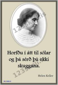Forskoðunarmynd fyrir Horfðu í átt til sólar og þá sérð þú ekki skuggana.