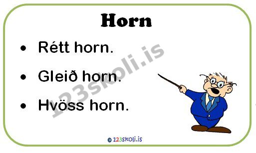 Forskoðunarmynd fyrir Horn