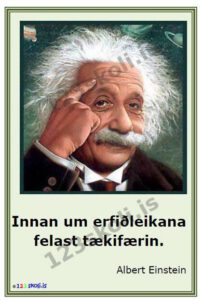Forskoðunarmynd fyrir Innan um erfiðleikana felast tækifærin.