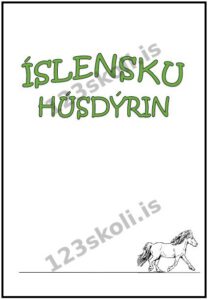 Forskoðunarmynd fyrir Íslensku húsdýrin – verkefnabók