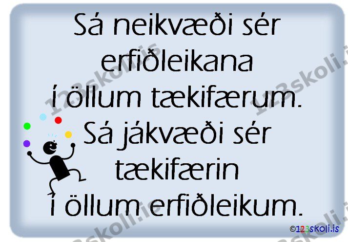 Forskoðunarmynd fyrir Jákvæður eða neikvæður.