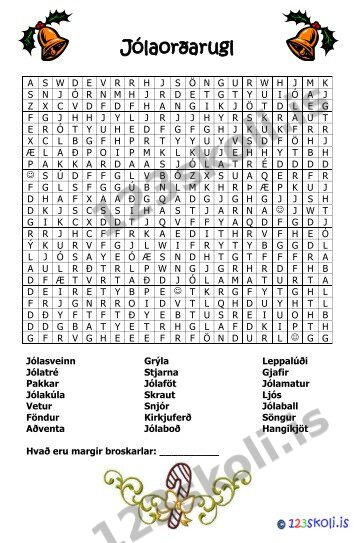 Forskoðunarmynd fyrir Jólaorðarugl