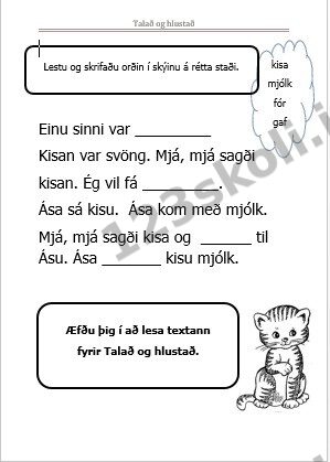 Forskoðunarmynd fyrir Kisusaga  1