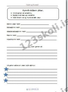 Forskoðunarmynd fyrir Skólakynning