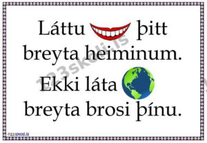 Forskoðunarmynd fyrir Láttu bros þitt breyta heiminum . .
