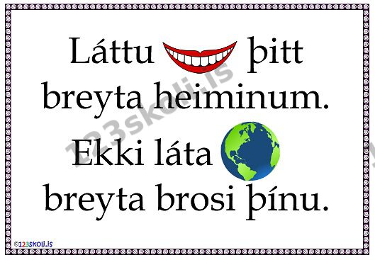 Forskoðunarmynd fyrir Láttu bros þitt breyta heiminum . .