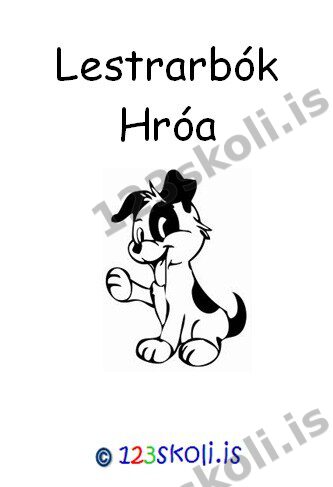 Forskoðunarmynd fyrir Lestarabók Hróa