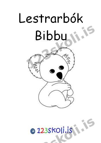 Forskoðunarmynd fyrir Lestrarbók Bibbu
