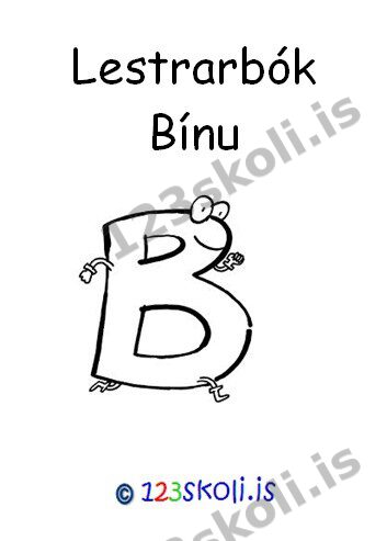Forskoðunarmynd fyrir Lestrarbók Bínu